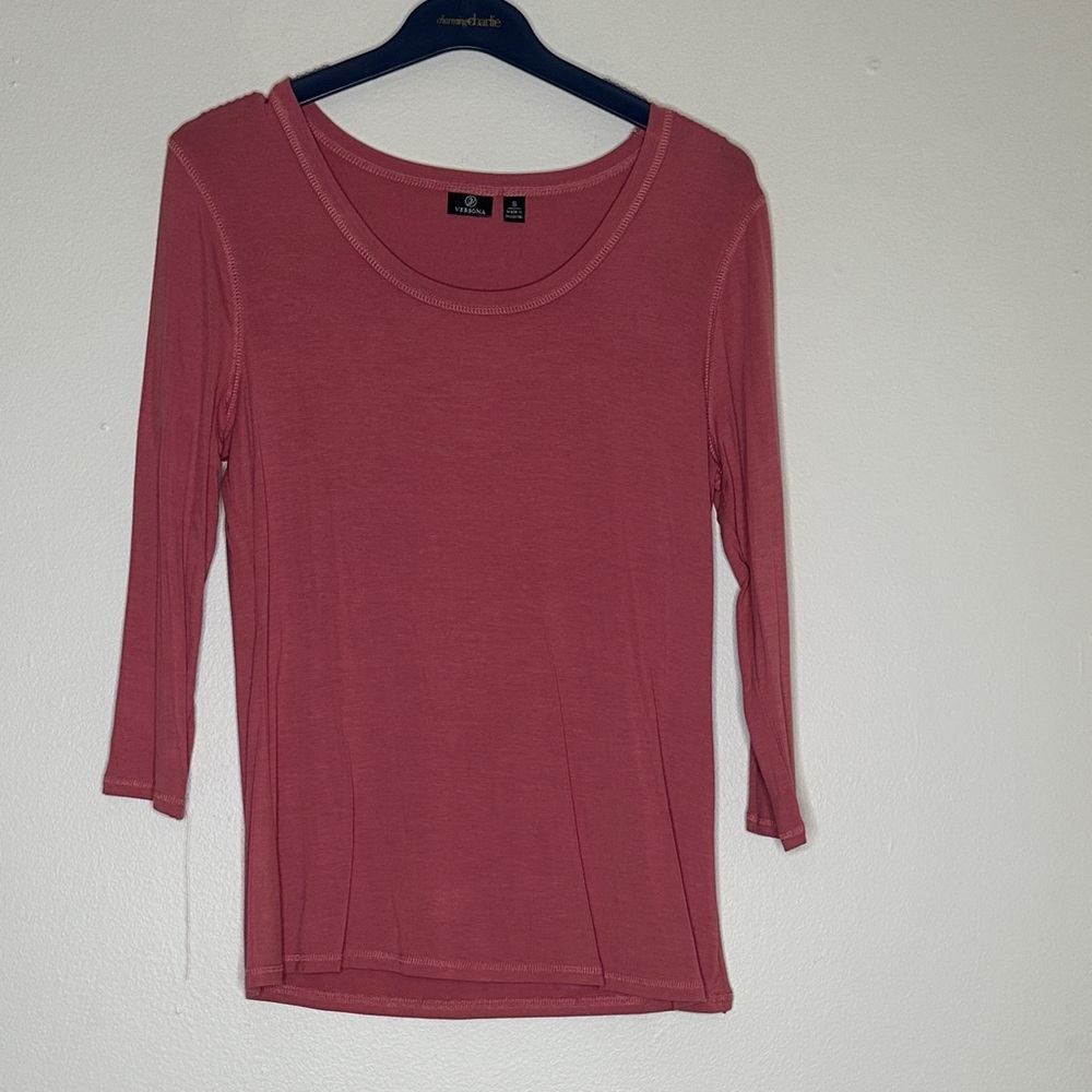 Versona Dusty Rose Long Sleeve Tee